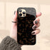 Dark Tortoiseshell Custom Initials iPhone Case - Vertical
